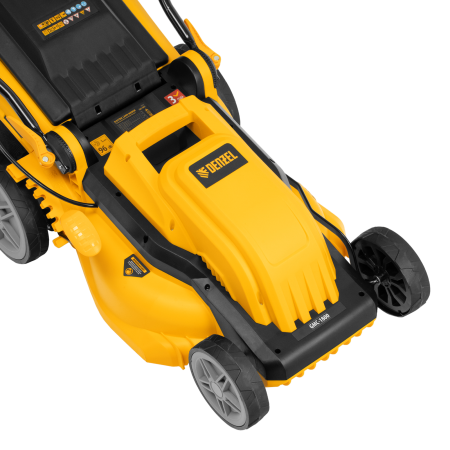 Газонокосилка электрическая DENZEL GMC-1800, шир. 38см, 1800 Вт, 6 уров., травосб. 35 л