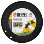 Леска для триммера DENZEL двухкомпонентная квадрат, 2,4мм х 175м, на DIN катушке EXTRA CORD