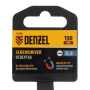 Отвертка DENZEL SL8x150 мм, CrV, трехкомпонентная рукоятка