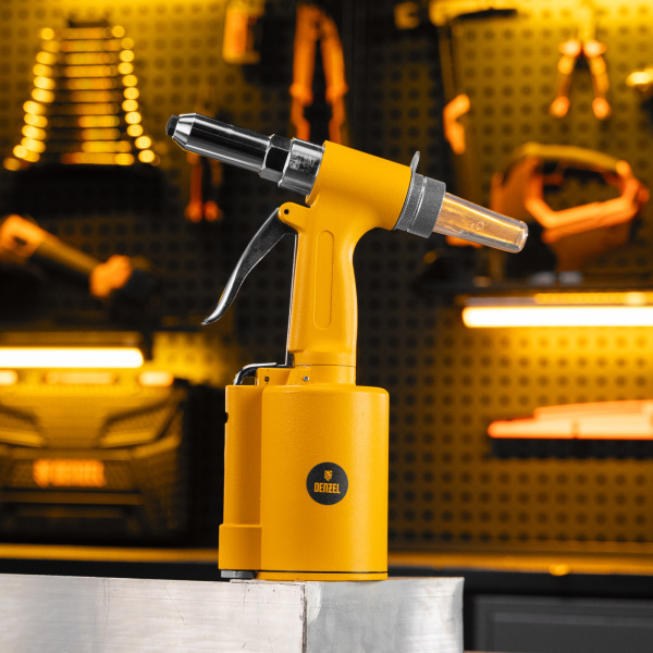 Пневматический заклепочник DENZEL PR4, 2,4-4,8 мм