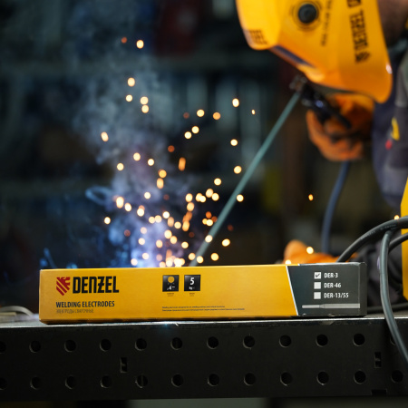 Электроды DENZEL DER-3, диам. 4 мм, 5 кг, рутиловое покрытие