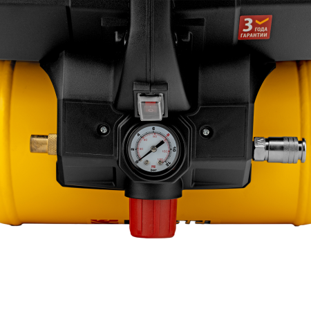 Компрессор DENZEL DLS750/6 безмасляный малошумный 750 Вт, 140 л/мин,ресивер 6 л