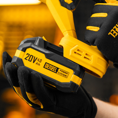 Пила сабельная аккумуляторная бесщет. DENZEL  RS-250, Li-Ion, 20 В