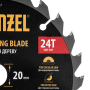 Пильный диск по дереву DENZEL ф160 х 20 мм, 24 зубьев