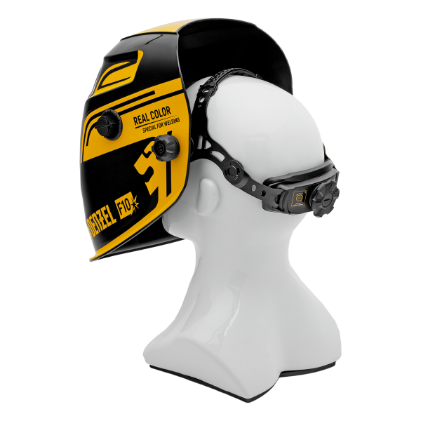 Щиток защитный лицевой DENZEL (маска сварщика) F10, см. окно 100х96, Real Color, DIN 4-8/9-13 Щиток защитный лицевой DENZEL (маска сварщика) F10, см. окно 100х96, Real Color, DIN 4-8/9-13