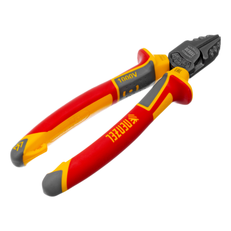 Бокорезы DENZEL диэлектрические рукоятки, до 1000 В, трехкомпонентные рукоятки, 180 мм