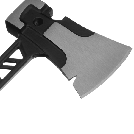 Топор цельнокованый DENZEL 600 г, двухкомпонентная обрезиненная рукоятка