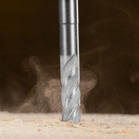 Бур по бетону DENZEL, цельная крестовая пластина, 10x115 мм, SDS PLUS