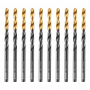 Сверло по металлу DENZEL 4 мм, HSS-Tin, Golden Tip, 10 шт. Сверло по металлу DENZEL 4 мм, HSS-Tin, Golden Tip, 10 шт.