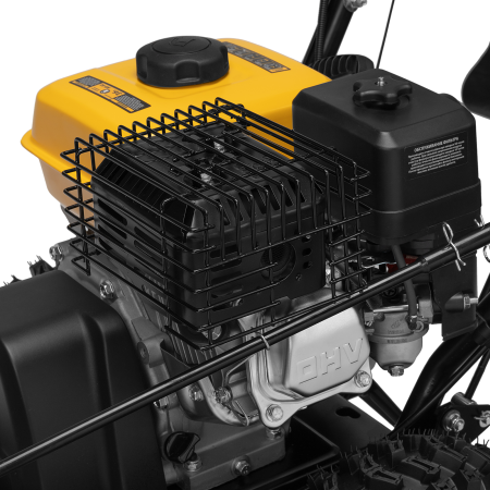 Снегоуборщик гибридный с функц. подметания DENZEL SWB-600, 212 сс, руч. старт, 2 насадки