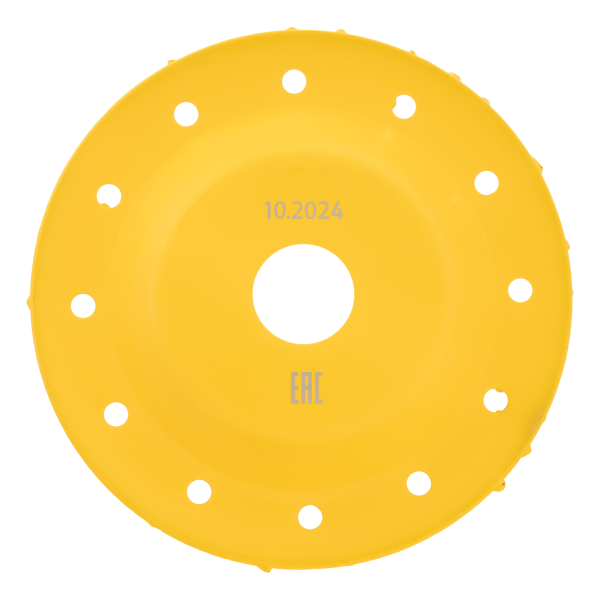 Чашка твердосплавная зачистная DENZEL, 125 мм, Наклонная, крупное зерно #8