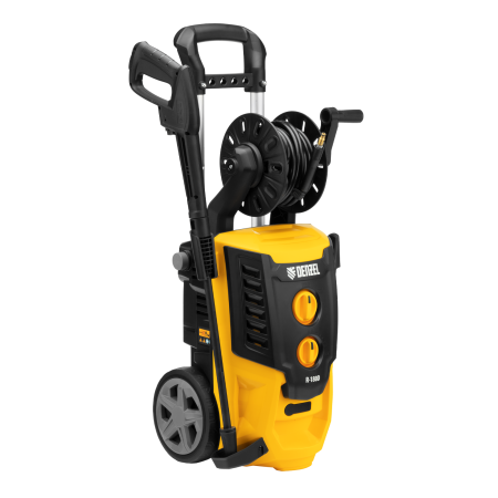 Моечная машина высокого давления DENZEL R-180D, 2200 Вт, 180 бар, 380 л/ч, с барабаном
