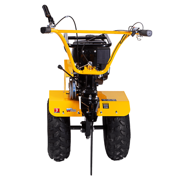 Мотоблок DENZEL DPT-370-PRO, 7 л.с, ременное сцепление,  фрез 3 x 4, ШОМ, передачи 4В/2Н