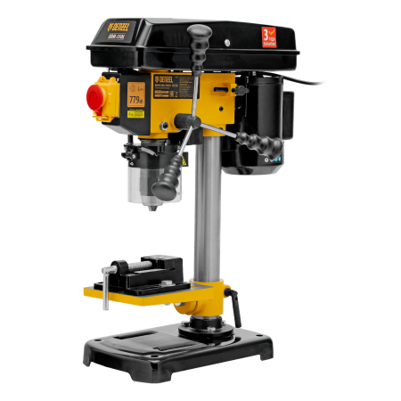 Станок сверлильный DENZEL DDM-350L, 350 Вт, 13 мм, 5 ск., лазер, настольный