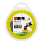 Леска для триммера DENZEL Flex Сord 96116, 2.4 мм x 15 м, квадратная, блистер
