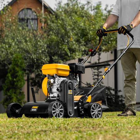 Скарификатор-аэратор DENZEL бензиновый SAG-400, 212 см3, -15/+10 мм, 40 см