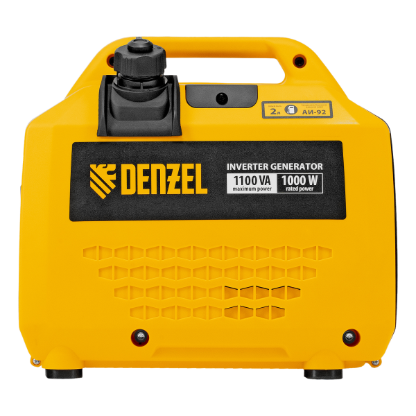 Генератор инверторный DENZEL GS-1100iS, 1,1 кВт, 230 В, закрытый корпус, ручной старт