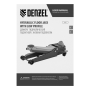 Домкрат гидравлический подкатной DENZEL 3 т, 85-610 мм, быстрый подъем, низ. подхват, проф, SUV