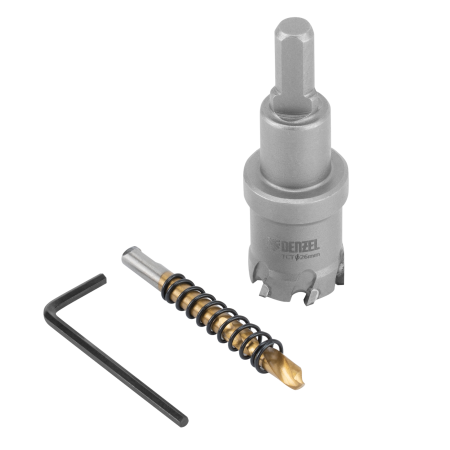 Коронка по металлу DENZEL 724006, 26 мм, твердосплавная