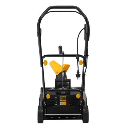 Снегоуборщик электрический DENZEL ESB-460-M, 1.8 кВт, металлический шнек, LED фара