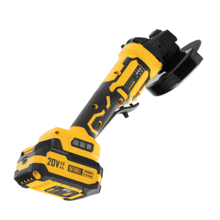 Машина шлифовальная угловая аккумуляторная бесщет. DENZEL AGH-BL-20-125, Li-Ion, 20 В