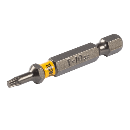 Бита DENZEL TX 10х50, сталь S2, шестигранный профиль, 10 шт. Е 6,3
