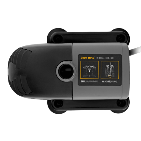 Насос фонтанный DENZEL FNP18-14, 18 Вт, подъем 1,4 м, 750 л/ч, колокольчик/каскад