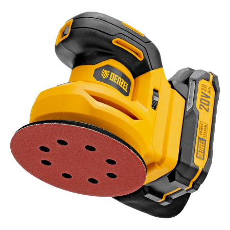 Машина шлифовальная эксцентриковая аккумуляторная DENZEL CROSH-20-125, Li-Ion, 20 В