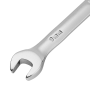 Ключ комбинированный трещоточный DENZEL, 9 мм, CrV, матовый хром