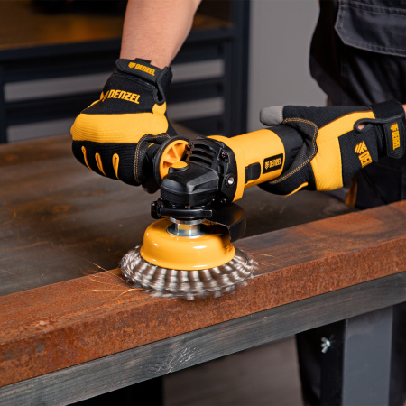 Машина шлифовальная угловая DENZEL AG115-750, 750 Вт, 115 мм, 11000 об/мин