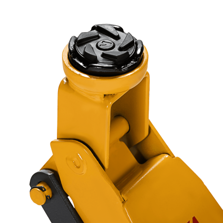 Домкрат гидравлический DENZEL подкатной с фиксатором, 2,8 т, 135-385 мм, в кейсе