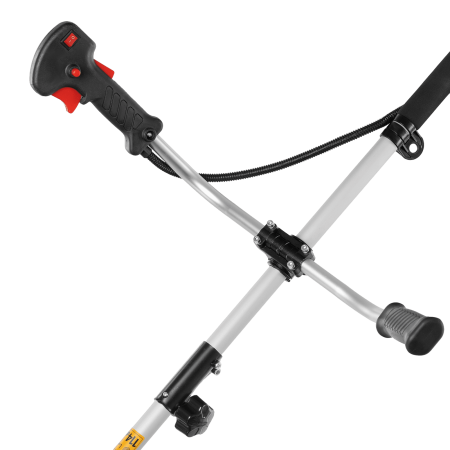 Триммер бензиновый DENZEL DTS-43S, 43 см3, разъемная штанга, состоит из 2 частей