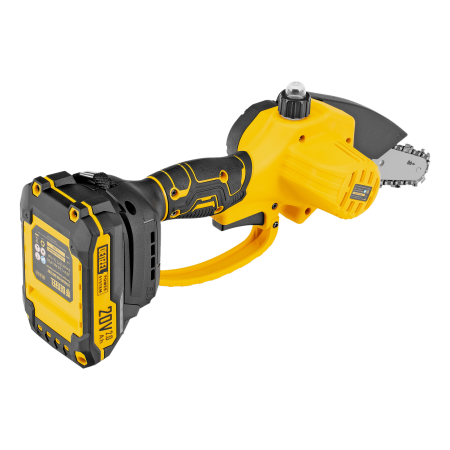 Цепная мини-пила аккумуляторная бесщет. DENZEL CCS-150, шина 150 мм, Li-Ion, 20 В