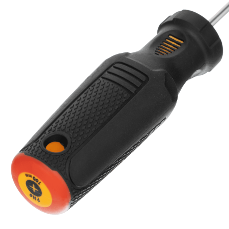 Отвертка DENZEL PH1х100 мм, CrV, трехкомпонентная рукоятка