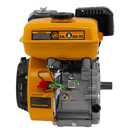 Двигатель бензиновый RX-17S, 7 л.с., 212 см3, горизонтальный вал шлиц 25 мм Denzel