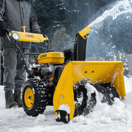 Снегоуборщик бензиновый DENZEL SB 560 LP, 212 cc, электростартер, фара