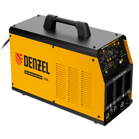 Аппарат инвертор. аргонодуговой сварки DENZEL ITIG-200 ACDC Mix Pulse, 200 А, ПВ 60%