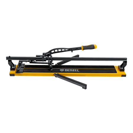 Плиткорез рельсовый DENZEL 800х16мм, каретка на подш., стальная станина, усил. рукоятка-пенал