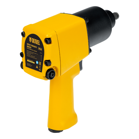 Пневмогайковерт ударный DENZEL IW860+набор головок, 1/2, 7000 об/мин, 868 Нм