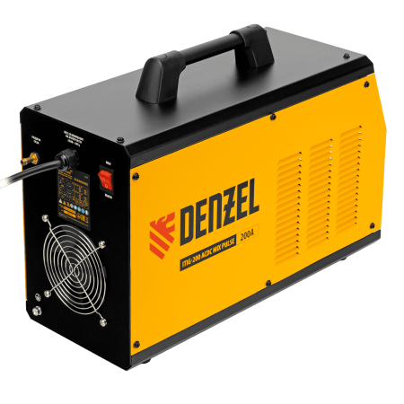 Аппарат инвертор. аргонодуговой сварки DENZEL ITIG-200 ACDC Mix Pulse, 200 А, ПВ 60%