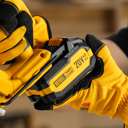 Пила циркулярная аккумуляторная бесщет. DENZEL CCSH-BL-20-185, 185 мм, Li-Ion, 20 В