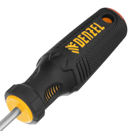 Отвертка DENZEL PH1х100 мм, CrV, трехкомпонентная рукоятка