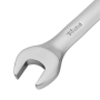 Ключ комбинированный трещоточный DENZEL, 18 мм, CrV, матовый хром