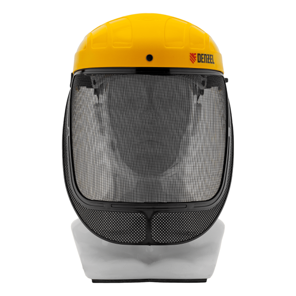 Щиток защитный лицевой с сеткой DENZEL "СВОНА" НС-01 "ЛЮКС", плавная регулировка храповик