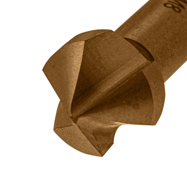 Зенковка конусная DENZEL под М8, HSS, по металлу, 6-гранный хвостовик