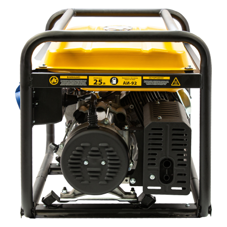 Генератор бензиновый DENZEL GE 7900, 6.5 кВт, 220 В/50 Гц, 25 л, ручной старт