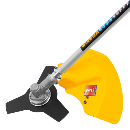 Триммер электрический DENZEL TE-1200, 1200 Вт, 380 мм, катушка + диск, разборная штанга