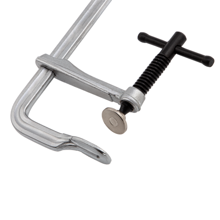 Струбцина DENZEL F-образная, 80x200мм, кованая