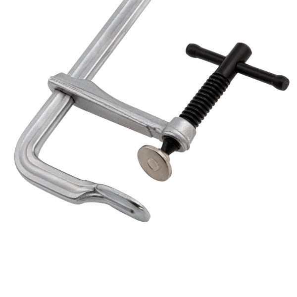 Струбцина DENZEL F-образная, 80x200мм, кованая Струбцина DENZEL F-образная, 80x200мм, кованая