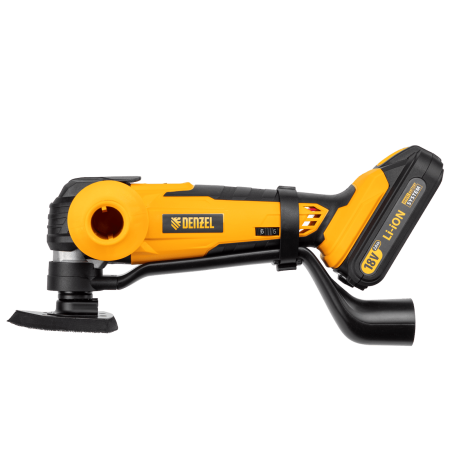 Аккумуляторный многофункциональный инструмент DENZEL MTL-IB-18-02, Li-Ion, 18 В, 1.5 Ач